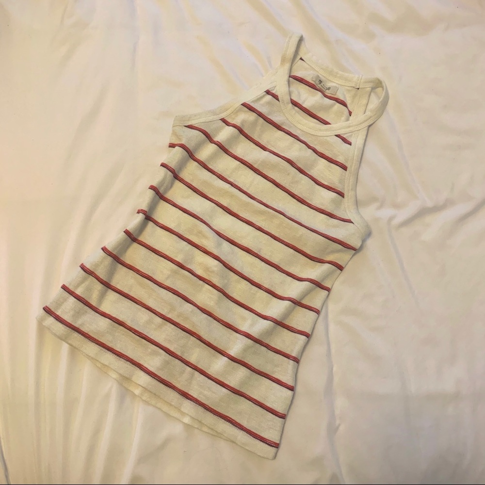 Madewell striped tank
